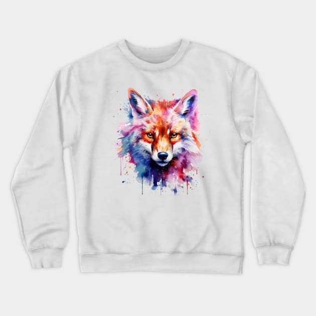 fox Crewneck Sweatshirt by piratesnow